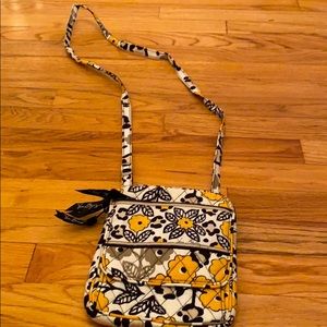 Yellow Vera Bradley crossbody bag